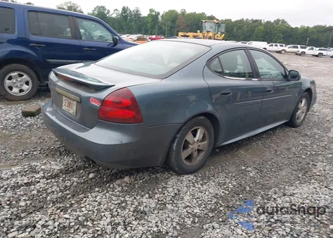 2006 Pontiac Grand Prix from USA, damaged, VIN 2G2WP552161284155